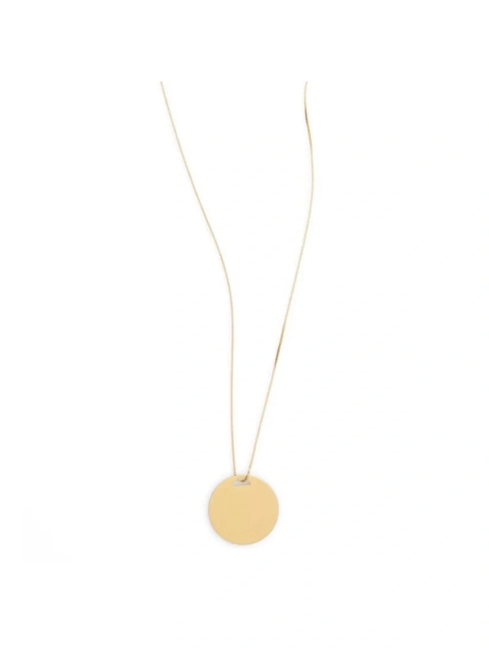 Madewell Circle Pendant Necklace w Dust Bag - Picture 2 of 7